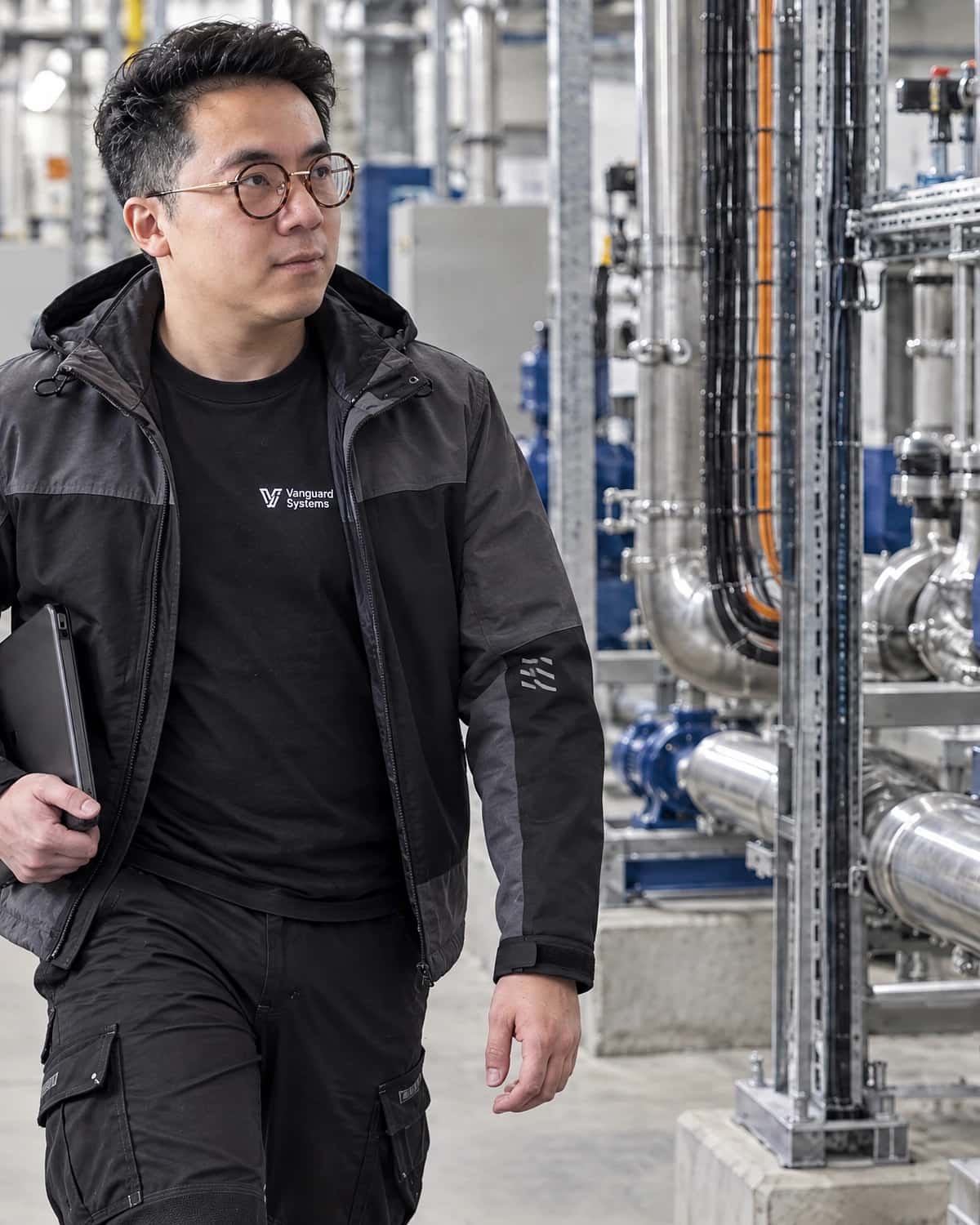 Tai Van in an industrial energy and utilities installation