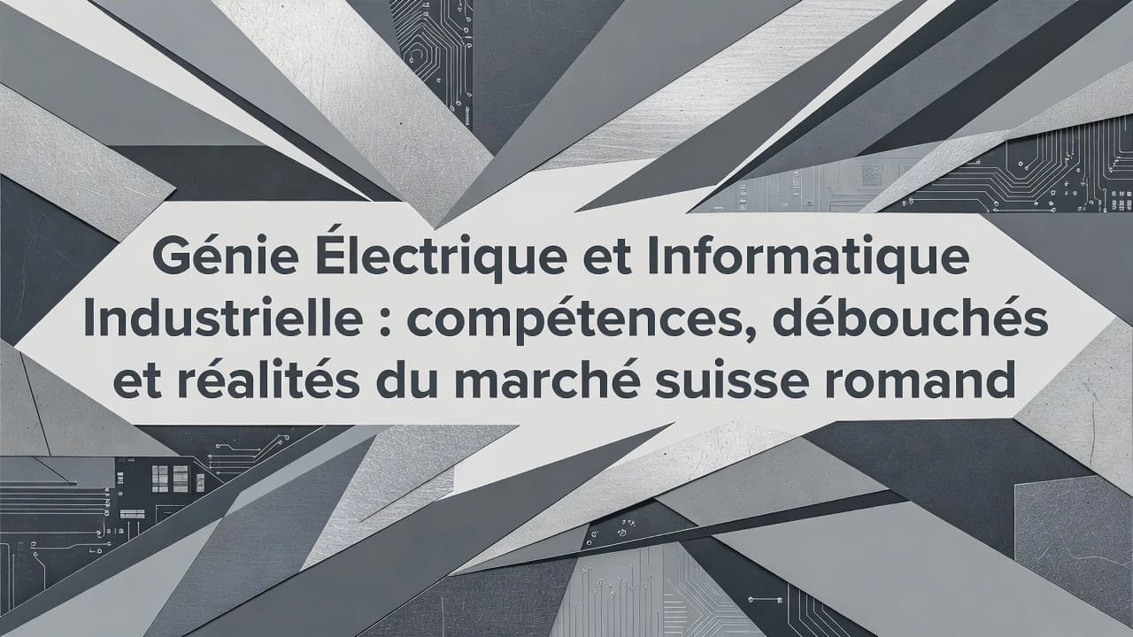 Professional header image for industry analysis: Génie Électrique et Informatique Industrielle : compétenc...