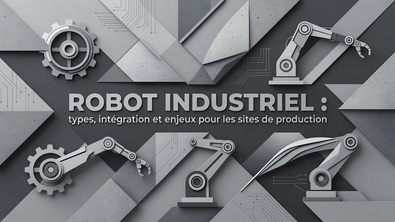 Professional header image for industry analysis: Robot industriel : types, intégration et enjeux pour les ...